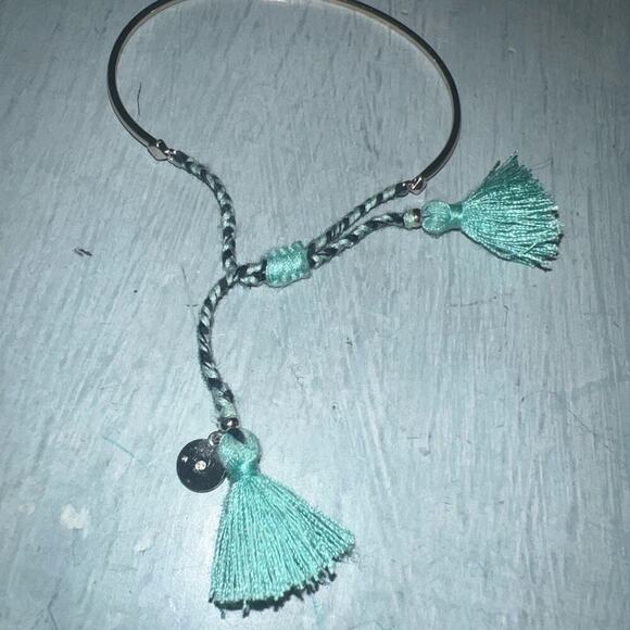 Stella & Dot Fete Gold/blue/aqua Bracelet -So Cute! - Picture 6 of 7